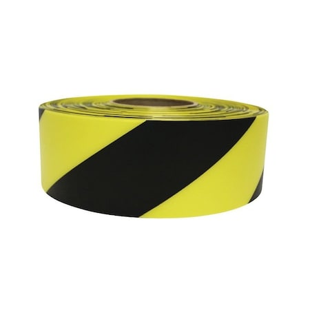 Ergomat Durastripe Aisle Striping - Black/Yellow Hazard 2in x 100ft DSV2100BK/Y
